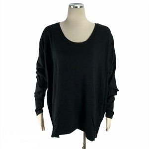 Lane Bryant 22 / 24 Black Pullover Sweater Crewnec